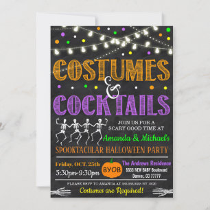 Halloween-inbjudan Inbjudningar