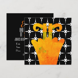 Halloween-inbjudan Inbjudningar