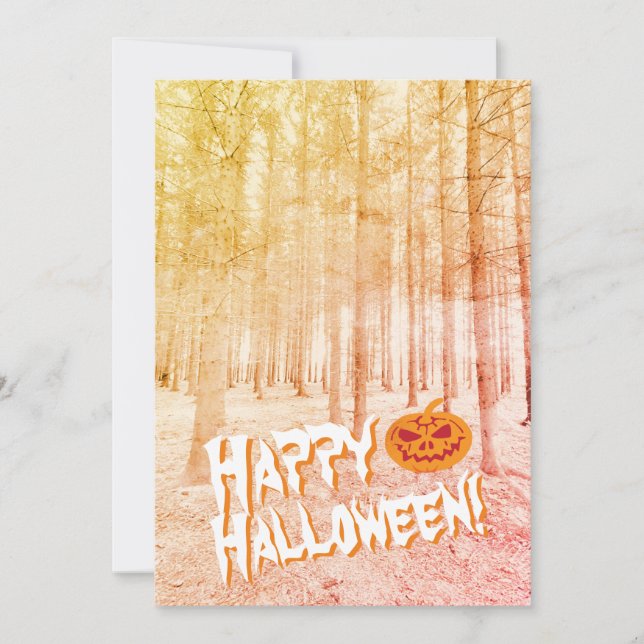 Halloween-inbjudan Inbjudningar (Framsida)