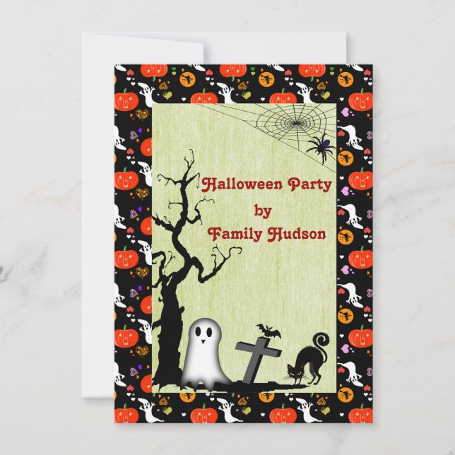 HALLOWEEN-INBJUDAN INBJUDNINGAR (Framsida)