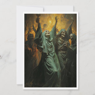 Halloween-inbjudan Inbjudningar