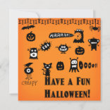 Halloween-inbjudan Inbjudningar