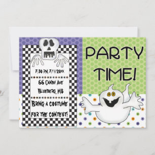 Halloween-inbjudan Inbjudningar