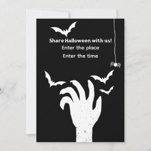Halloween-inbjudan Inbjudningar