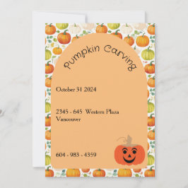 Halloween-inbjudan Inbjudningar