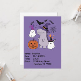 Halloween-inbjudan Inbjudningar