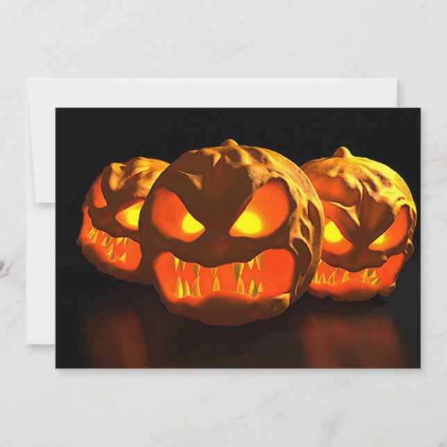 Halloween-inbjudan Inbjudningar (Framsida)