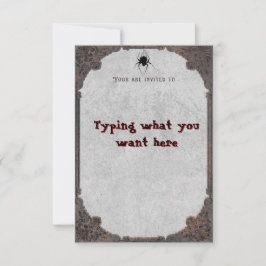 Halloween/inbjudan Inbjudningar