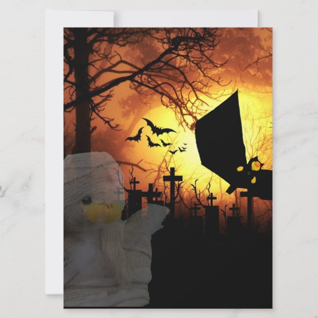 Halloween-inbjudan Inbjudningar (Framsida)