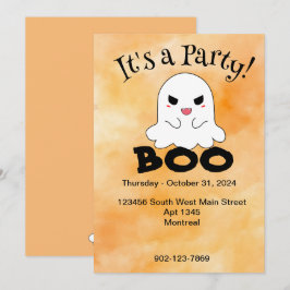 Halloween-inbjudan Inbjudningar