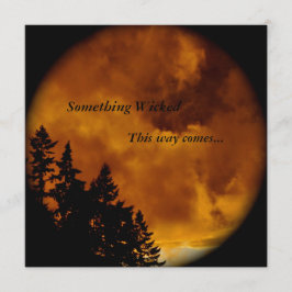 Halloween Inbjudan: Något skadat Inbjudningar