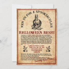Halloween-inbjudan nr 3 inbjudningar