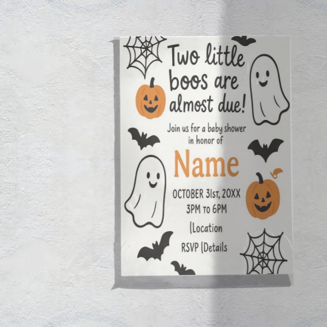 Halloween-inbjudan till babyvisningsprogram | Twil Inbjudningar (Skapare uppladdad)