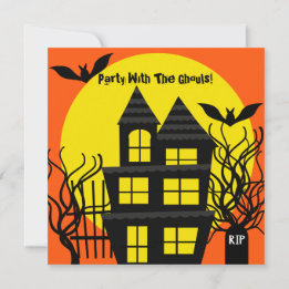 Halloween-inbjudan till hemlig Anpassningsbar Inbjudningar