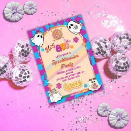 Halloween-inbjudan till taloky Groovy-partiet Inbjudningar