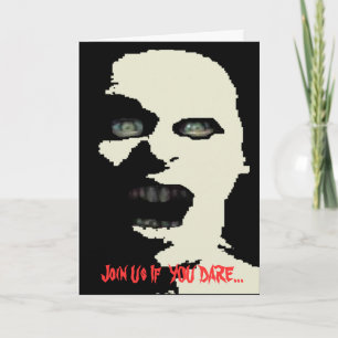Halloween inbjudankort inbjudan
