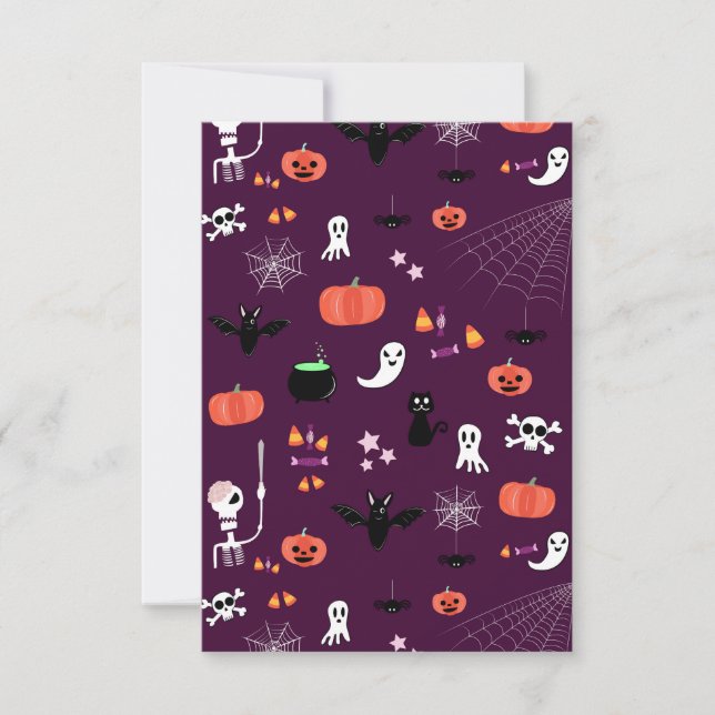 Halloween Inbjudningar (Framsida)