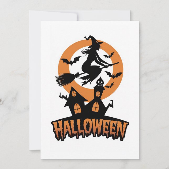 Halloween Inbjudningar (Framsida)