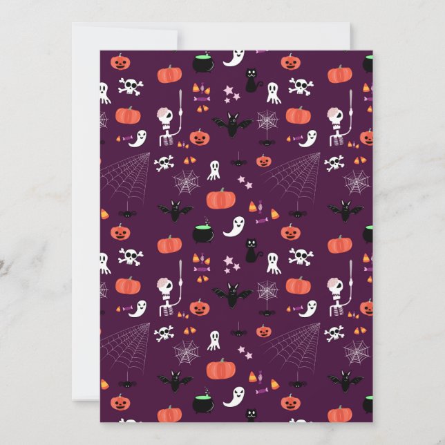 Halloween Inbjudningar (Framsida)