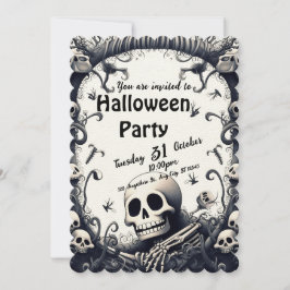 Halloween Inbjudningar