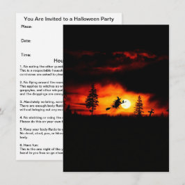 Halloween Inbjudningar