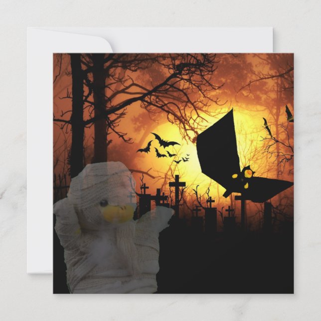 Halloween  inbjudningar (Framsida)