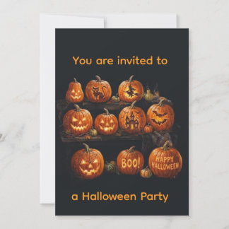 Halloween inbjudningar