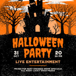 Halloween Inbjudningar