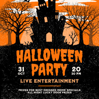 Halloween Inbjudningar