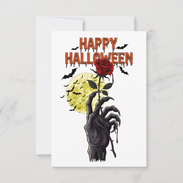 halloween inbjudningar (Framsida)