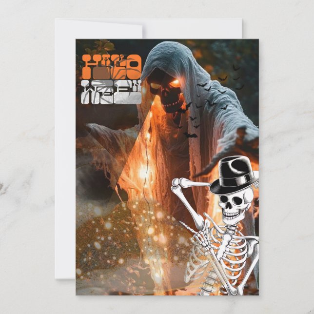 Halloween Inbjudningar (Framsida)