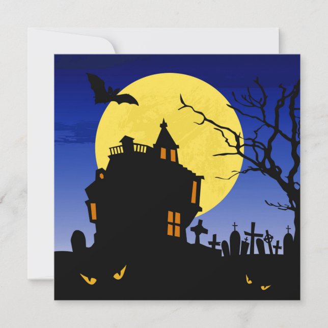 Halloween Inbjudningar (Framsida)