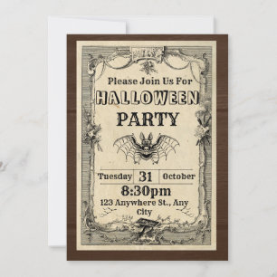 Halloween-inbjudningar 2024 inbjudningar