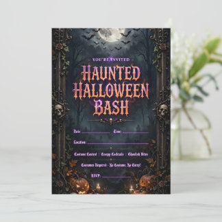 Halloween-inbjudningar inbjudningar