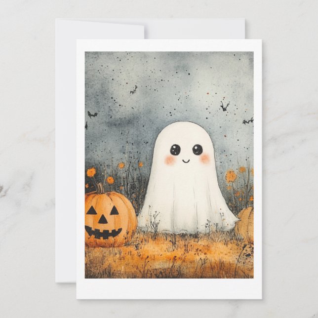 Halloween-inbjudningar Inbjudningar (Framsida)