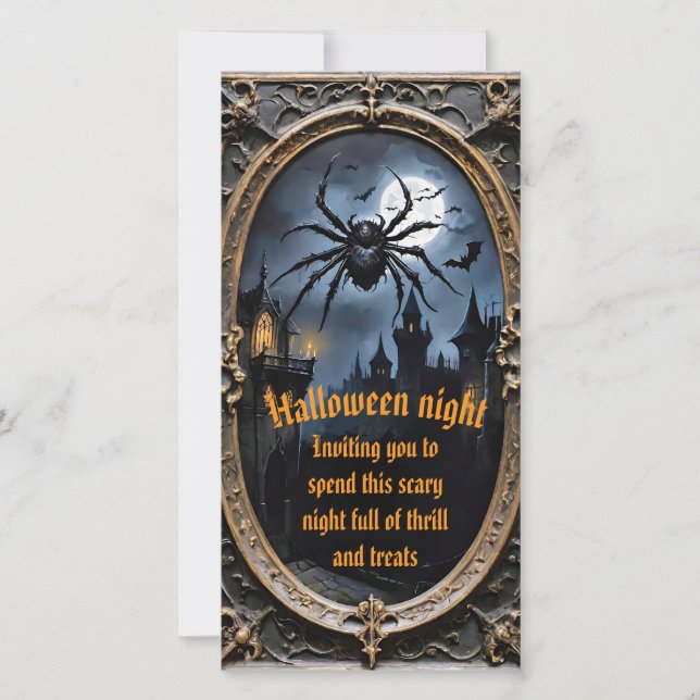 Halloween inbjudningskort (Framsida)