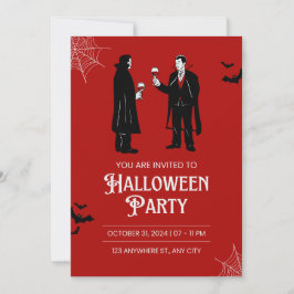 Halloween inbjudningskort