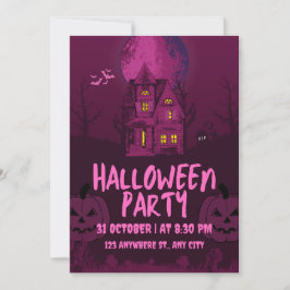 Halloween-inbjudningskort! Inbjudningar