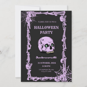 Halloween-inbjudningskort! Inbjudningar
