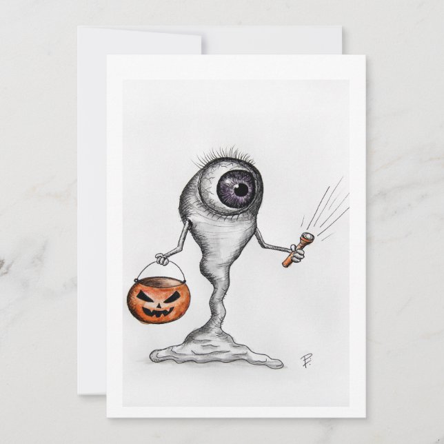 Halloween-inbjudningskort Inbjudningar (Framsida)
