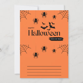 Halloween-inbjudningskort! Inbjudningar