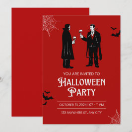 Halloween-inbjudningskort! Inbjudningar