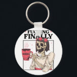 Halloween Ing Slutligen Bridesmaid Skeleton Bachel Nyckelring<br><div class="desc">Halloween Ing Slutligen Bridesmaid Skeleton Bachelorette 1</div>