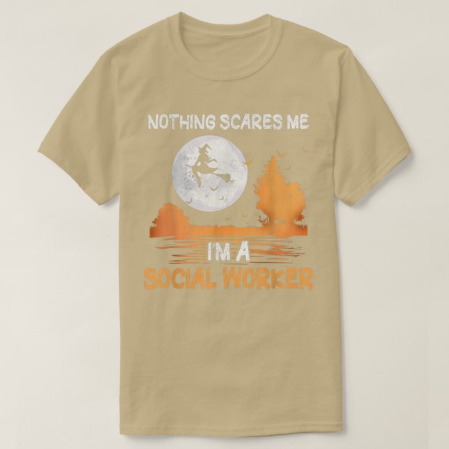 Halloween Ingenting Skrämmer mig att jag är en Soc T Shirt (Design framsida)