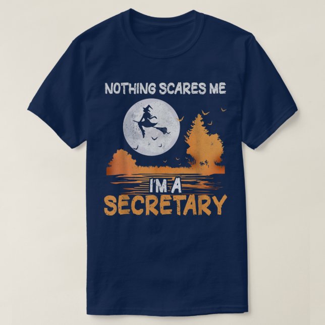 Halloween Ingenting Skrämmer mig att jag är sekret T Shirt (Design framsida)