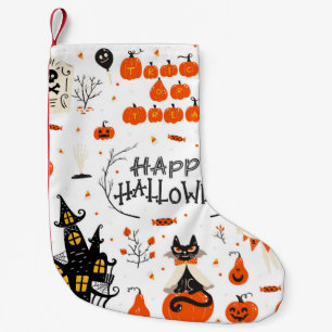 Halloween-inslag. Halloween-klipp med Liten Julstrumpa