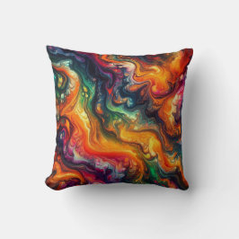 Halloween Inspired/Blandning/Tie-Dye Pour Kudde