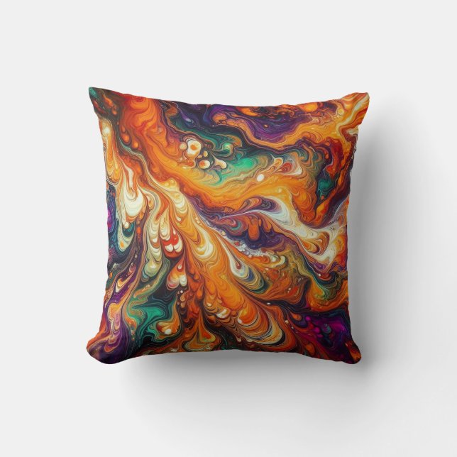 Halloween Inspired/Movement/Tie-Dye Pour Kudde (Framsida)