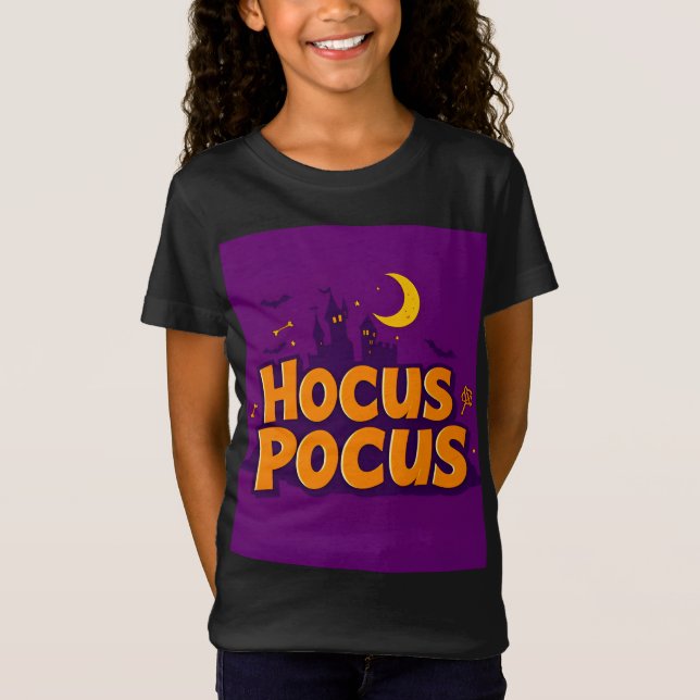 Halloween-inspirerad konst t shirt (Framsida)