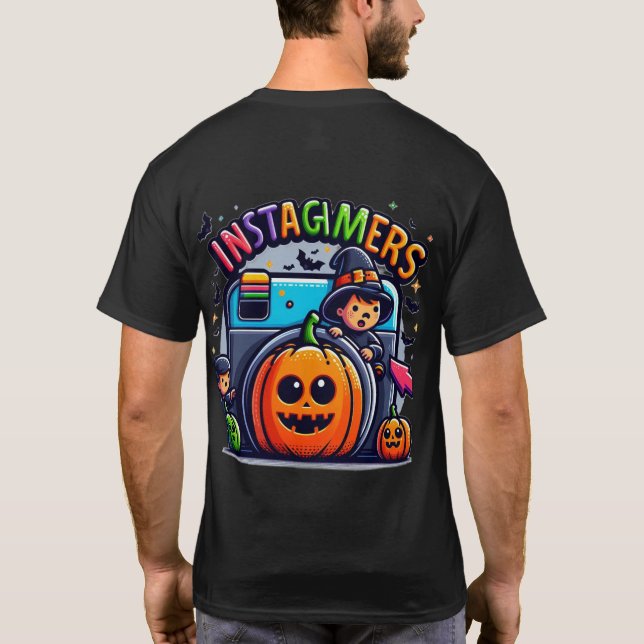 halloween-instagramers T-Shirt (Baksida)